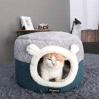 HKM-669779 Warm Cloth Cat Nest - Cozy Pet Hideaway, Available in Two Sizes (S & M)
