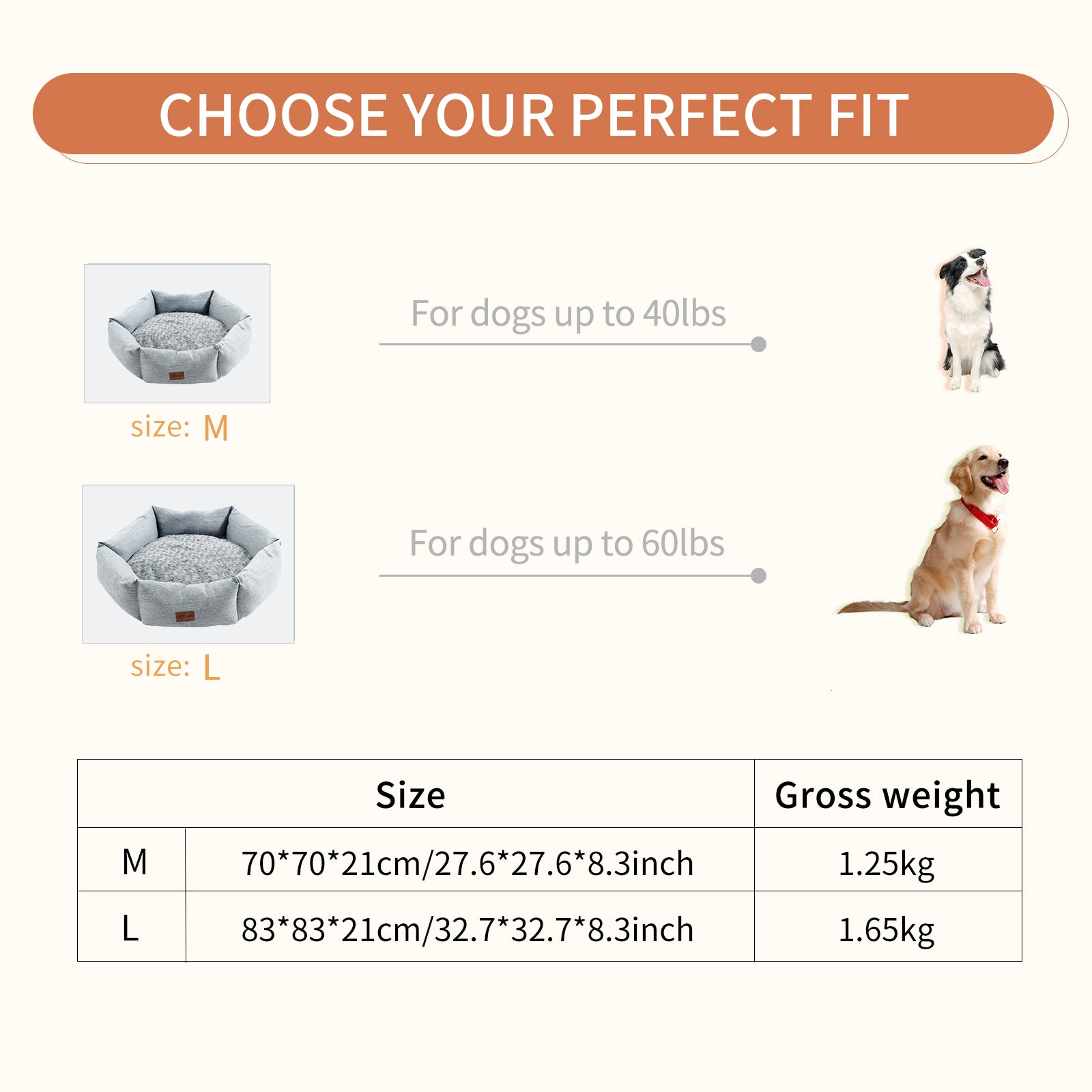 HKM-6698685 Rose Velvet Hexagonal Dog Bed - Soft Plush Couch for Small to Large Dogs, Durable Calming Design