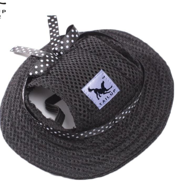 HKM-6699581 Princess Style Breathable Mesh Sun Hat for Pets