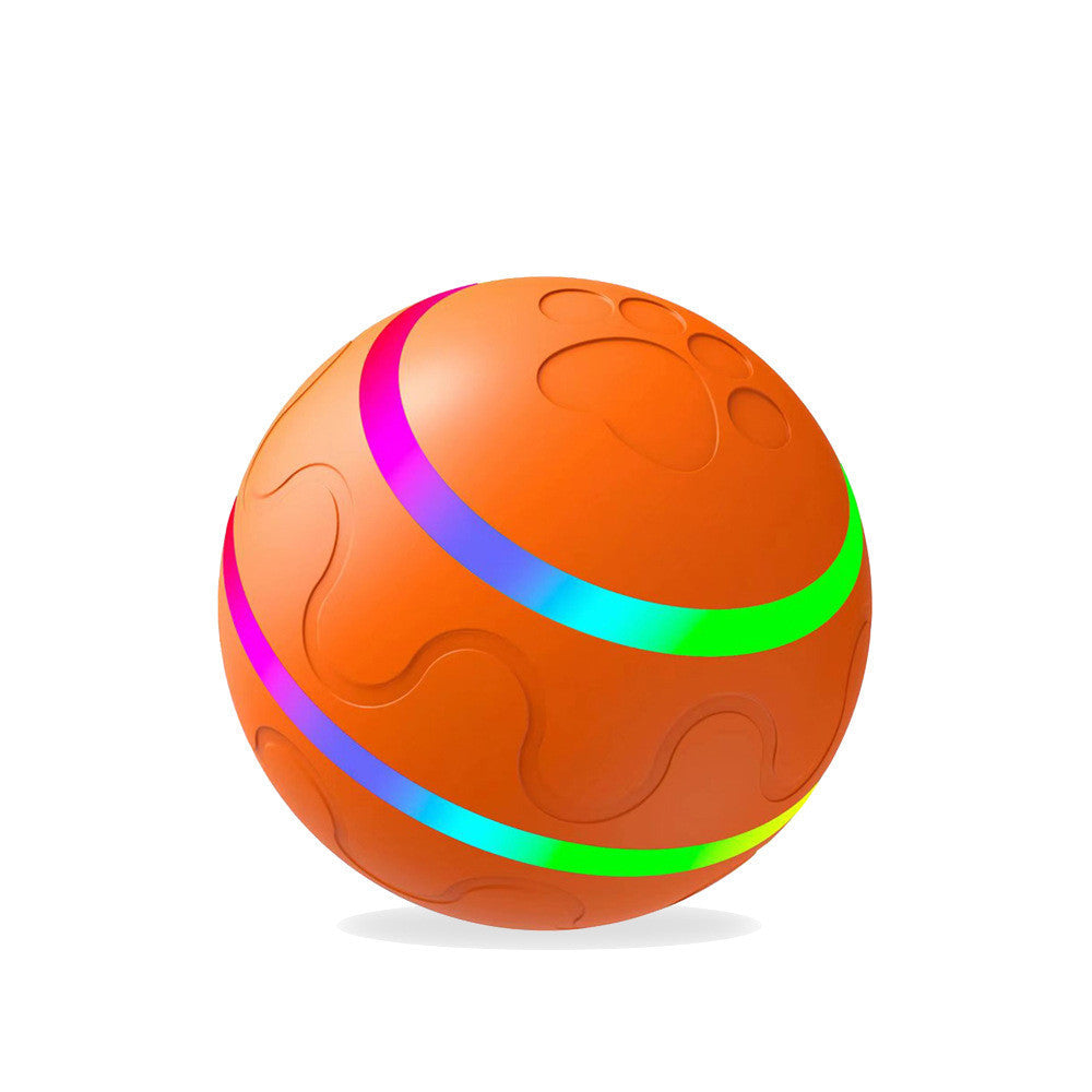 HKM-6699837 Intelligent Self-Rotating Cat Ball Toy with Remote Control and USB Charging