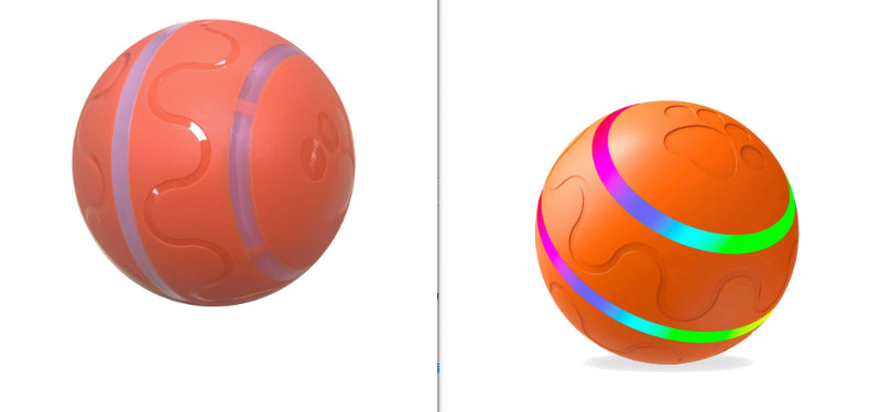 HKM-6699837 Intelligent Self-Rotating Cat Ball Toy with Remote Control and USB Charging