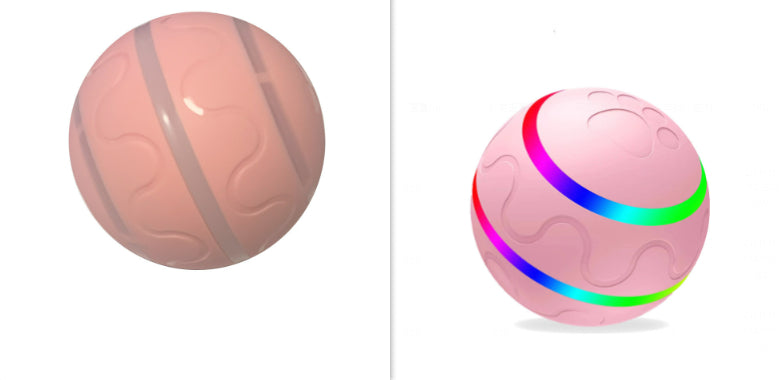 HKM-6699837 Intelligent Self-Rotating Cat Ball Toy with Remote Control and USB Charging