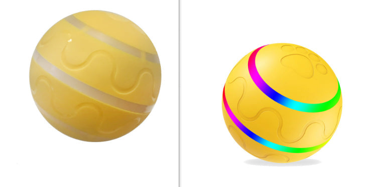 HKM-6699837 Intelligent Self-Rotating Cat Ball Toy with Remote Control and USB Charging