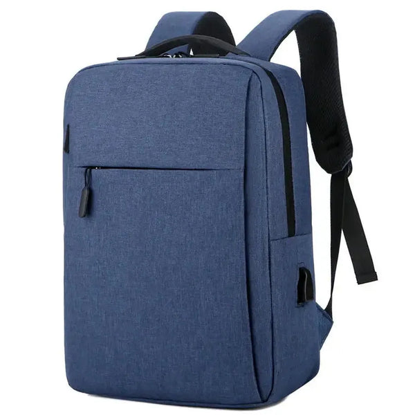 HKM-670035 Waterproof Oxford Polyester Travel Backpack with USB Port and Laptop Panelled Design