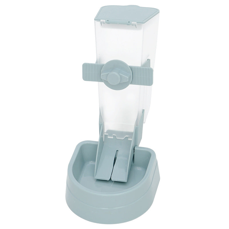 HKM-6701373 Large Capacity Adjustable Pet Hanging Bowl for Cats, Dogs, Birds, and Rabbits - Easy to Clean Dispenser