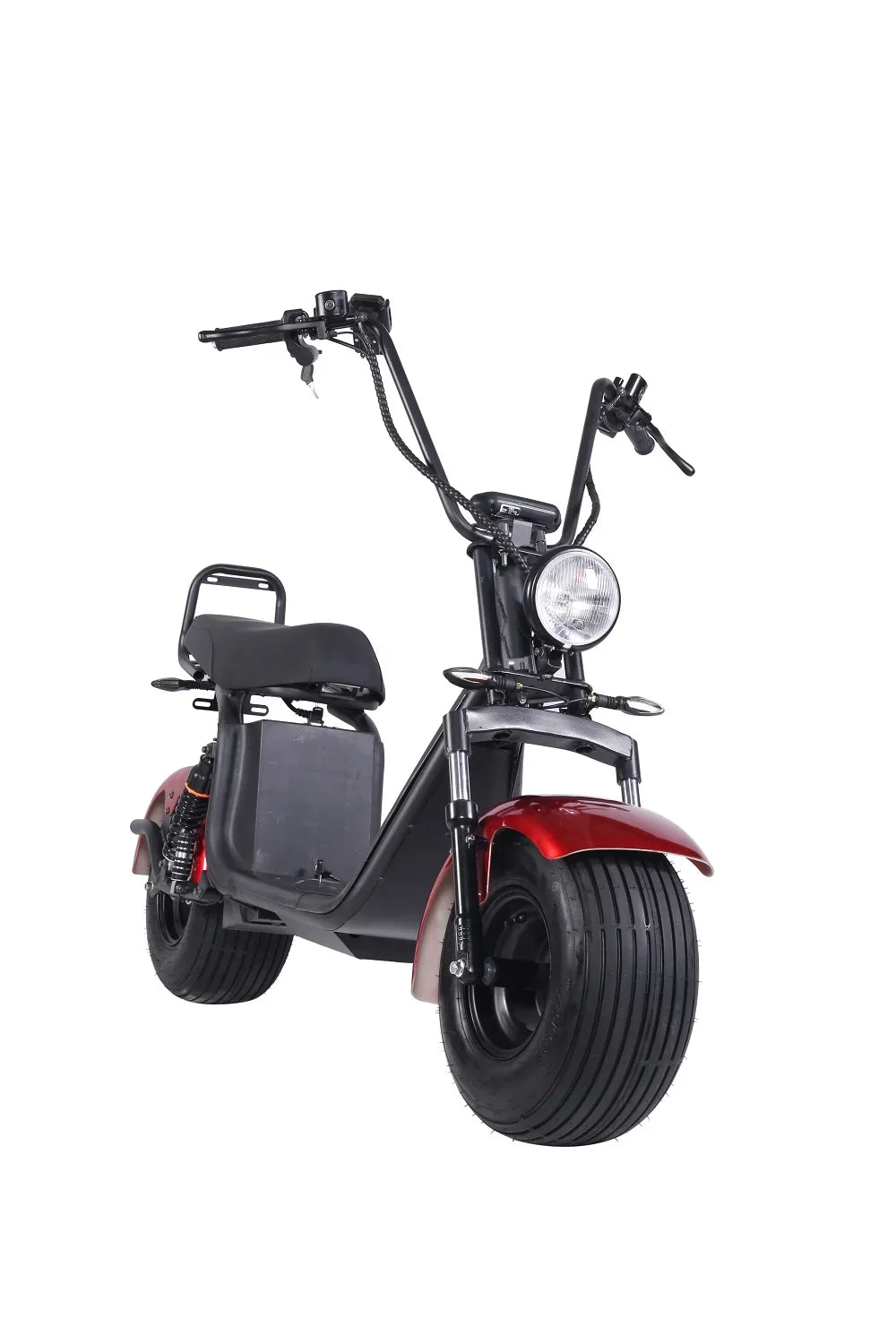HKM-670163 1500W 60V 20Ah Electric Scooter with Dual Suspension, 45km/h Max Speed, 35-50km Range, 200kg Load Capacity