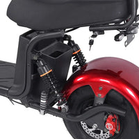 HKM-670163 1500W 60V 20Ah Electric Scooter with Dual Suspension, 45km/h Max Speed, 35-50km Range, 200kg Load Capacity