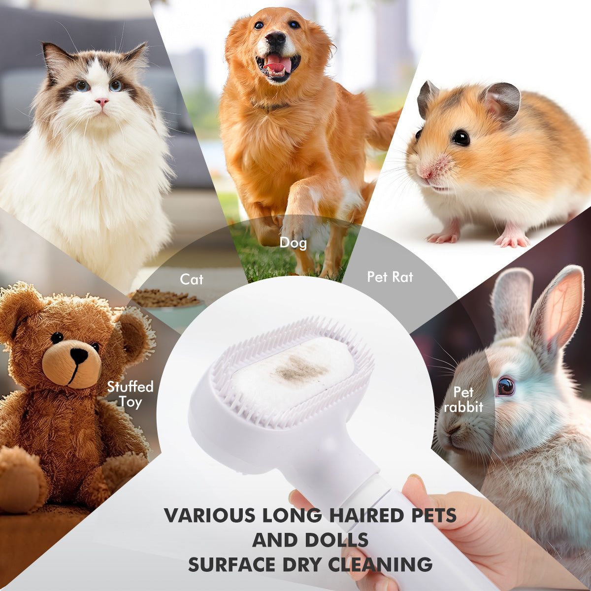 HKM-6702781 Pet Disposable Foam Lint Brush for Easy Removal of Dog and Cat Hair