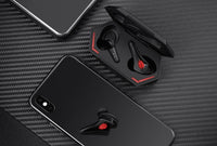 HKM-670291 Red Magic TWS Wireless Gaming Earbuds - Bluetooth 5.0, IPX5 Waterproof, In-Ear Design, 50m Range, Black