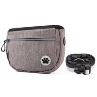 HKM-6703421 Dog Training Snack Bag for Walks - Versatile Oxford Material, Medium to Soft, 21x7.5x17cm