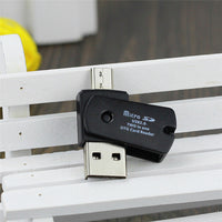 HKM-670355 2-in-1 USB2.0 OTG Card Reader for TF and MicroSD – Compatible with Android and Windows Devices