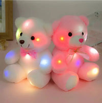 HKM-670419 LED Plush Bear Stuffed Animal Toy with Night Glow Light