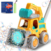 HKM-670611 Cartoon Engineering Bubble Machine for Kids – Outdoor Fun for Ages 2 to 7, Toddler Party Toy