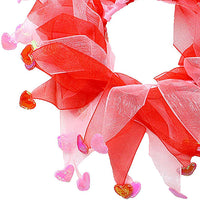 HKM-6706621 Valentine's Day Pet Hairband and Scarf Set for Dogs - Stylish Dog Party Accessory