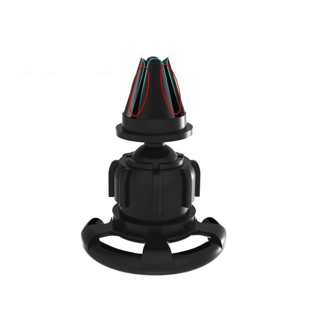 HKM-670675 Air Outlet Airbag Mobile Phone Holder - Paste Type ABS+TPU Bracket