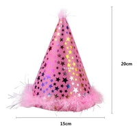 HKM-6707517 Pet Birthday Hat and Saliva Towel Set for Celebrating Your Furry Friend