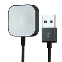 HKM-670867 Portable Qi Wireless Charger for Apple Watch - Magnetic Fast Charging Cable for Smartwatches