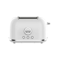 HKM-670867 Retro 2-Slice Toaster with 38mm Self-Centering Slots and Extra Lifting Function