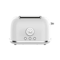 HKM-670867 Retro 2-Slice Toaster with 38mm Self-Centering Slots and Extra Lifting Function