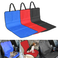 HKM-670995 Waterproof Dog Car Seat Cover - Oxford Fabric Pet Mat Blanket for Cars, Available in Blue, Red, and Black