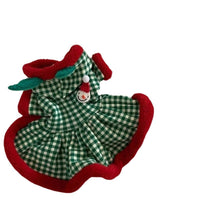 HKM-6711485 Fashionable Plaid Dog Hoodies and Christmas Pet Dresses for Winter, Soft Milk Silk Fabric Pullovers with Snowman Pattern, Suitable for Dogs and Cats