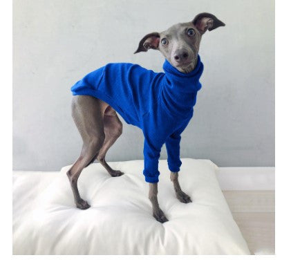 HKM-6713277 Solid Color High Neck Two-Legged Dog Suit in Various Colors and Sizes