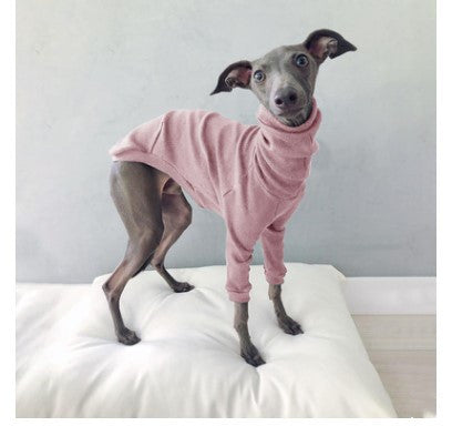HKM-6713277 Solid Color High Neck Two-Legged Dog Suit in Various Colors and Sizes