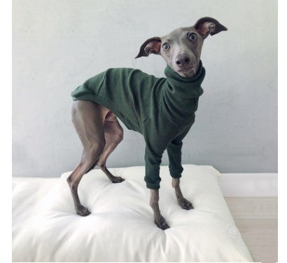 HKM-6713277 Solid Color High Neck Two-Legged Dog Suit in Various Colors and Sizes