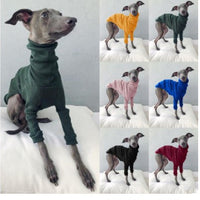 HKM-6713277 Solid Color High Neck Two-Legged Dog Suit in Various Colors and Sizes