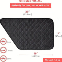 HKM-6713533 Durable Oxford Cloth Car Door Protector - Scratch-Proof, Dirt-Proof, and Bite-Proof Shields for Pets (Pair)