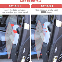 HKM-6713533 Durable Oxford Cloth Car Door Protector - Scratch-Proof, Dirt-Proof, and Bite-Proof Shields for Pets (Pair)