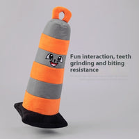 HKM-6714173 Interactive Plush Dog Agility Training Roadblock Toy - Bite-Resistant Pet Obstacle