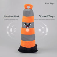 HKM-6714173 Interactive Plush Dog Agility Training Roadblock Toy - Bite-Resistant Pet Obstacle