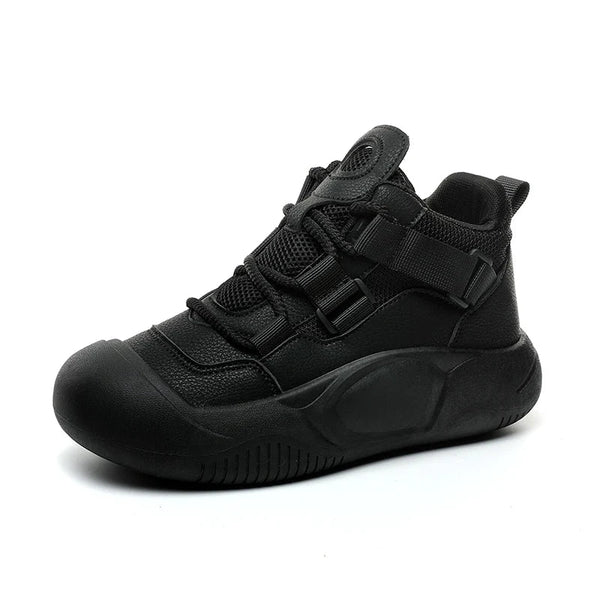 HKM-671507 FL1395 New Fashion Casual Board Shoes Women's Autumn Student Sports Elevated Soft Sole Running Shoes
