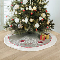 HKM-671571 48-Inch Cartoon Tree Skirt for Stylish Holiday Decoration