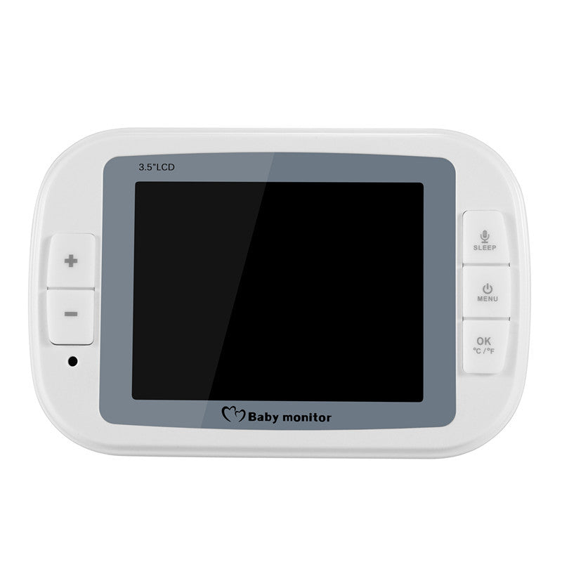 HKM-671635 3.5 Inch Digital Wireless Baby Monitor with Night Vision, Music, and Room Temperature Monitoring