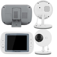 HKM-671635 3.5 Inch Digital Wireless Baby Monitor with Night Vision, Music, and Room Temperature Monitoring