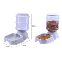HKM-6716477 Automatic Pet Feeder for Dogs and Cats - 3.8L Capacity, Durable Plastic Design