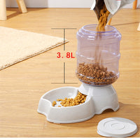 HKM-6716477 Automatic Pet Feeder for Dogs and Cats - 3.8L Capacity, Durable Plastic Design