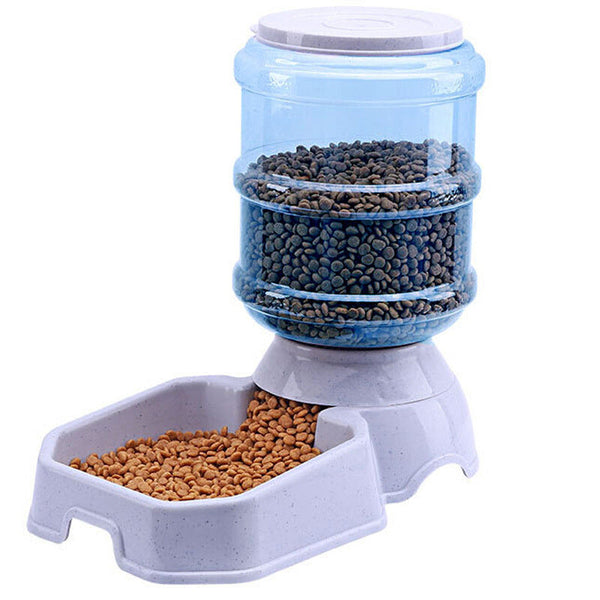 HKM-6716477 Automatic Pet Feeder for Dogs and Cats - 3.8L Capacity, Durable Plastic Design