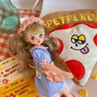 HKM-6717501 Pizza Toy for Dogs with BB Sounds and Crinkle Fun in Pizza Box Packaging