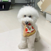 HKM-6717501 Pizza Toy for Dogs with BB Sounds and Crinkle Fun in Pizza Box Packaging