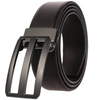 HKM-671827 Genuine Leather Casual Belt with Adjustable Holes - Model LY35-0302-4