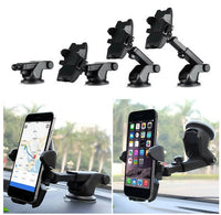 HKM-671827 Telescopic Car Suction Cup Phone Holder for Universal Compatibility