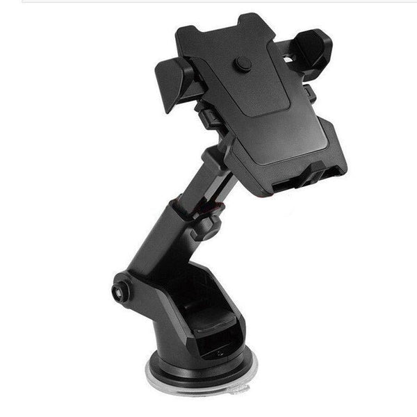 HKM-671827 Telescopic Car Suction Cup Phone Holder for Universal Compatibility