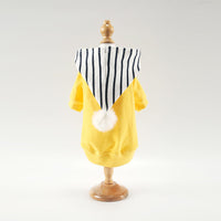 HKM-6719037 Korean Cotton Sweater for Dogs in Bean Green and Yellow - Autumn & Winter Style