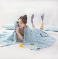 HKM-6719293 Cool Silk Watermelon Quilt - Lightweight Polyester Fiber, Multiple Size Options Available