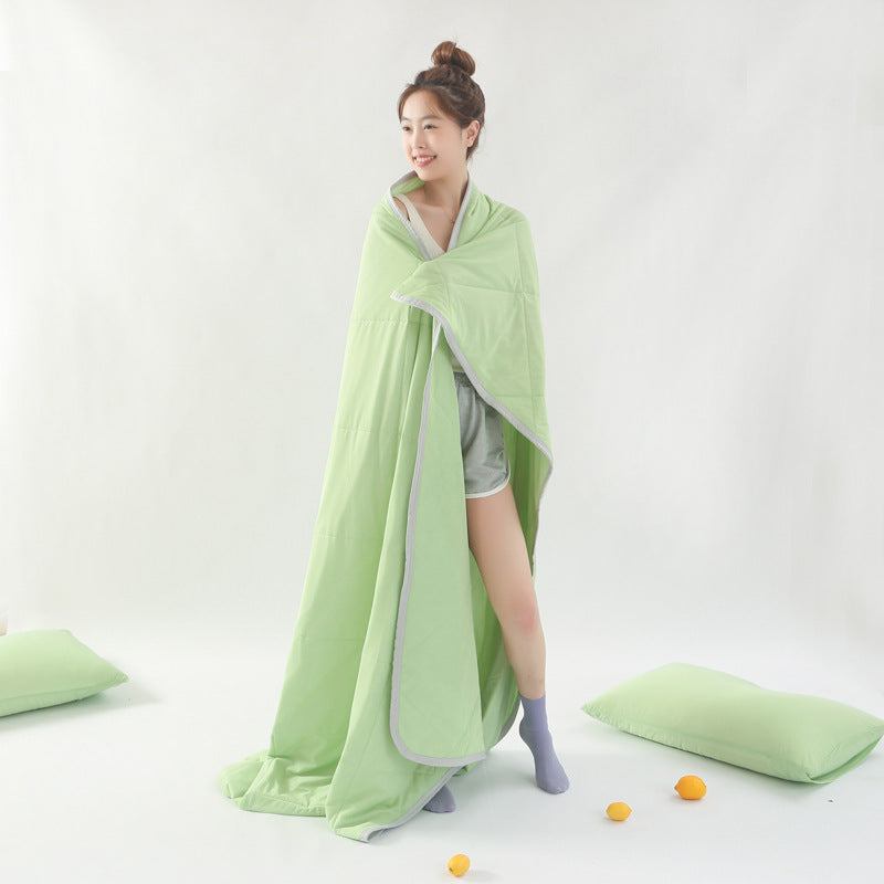 HKM-6719293 Cool Silk Watermelon Quilt - Lightweight Polyester Fiber, Multiple Size Options Available