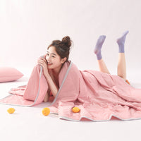 HKM-6719293 Cool Silk Watermelon Quilt - Lightweight Polyester Fiber, Multiple Size Options Available