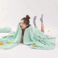 HKM-6719293 Cool Silk Watermelon Quilt - Lightweight Polyester Fiber, Multiple Size Options Available
